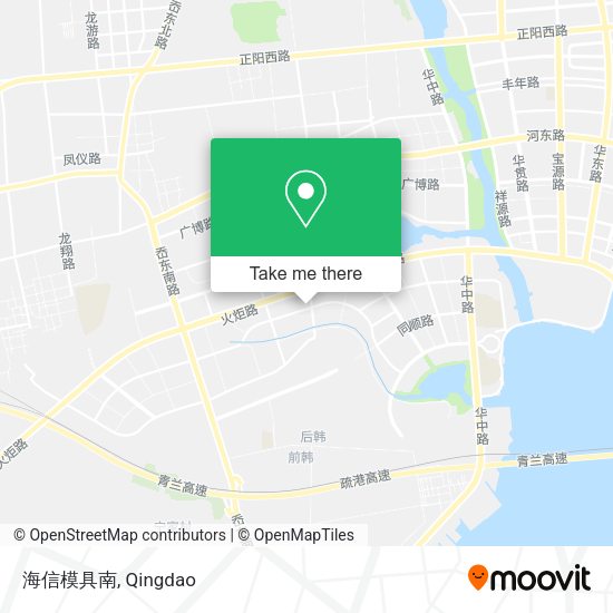 海信模具南 map