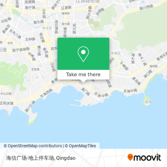 海信广场-地上停车场 map