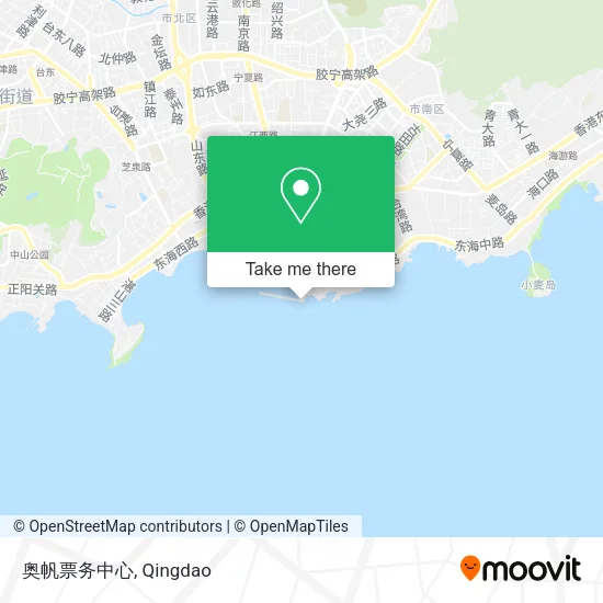 奥帆票务中心 map