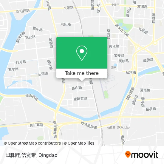 城阳电信宽带 map