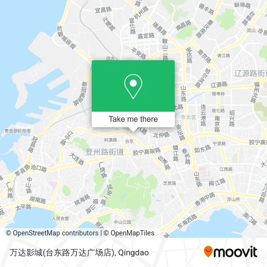 万达影城(台东路万达广场店) map