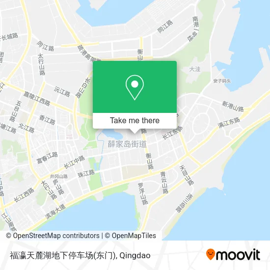 福瀛天麓湖地下停车场(东门) map