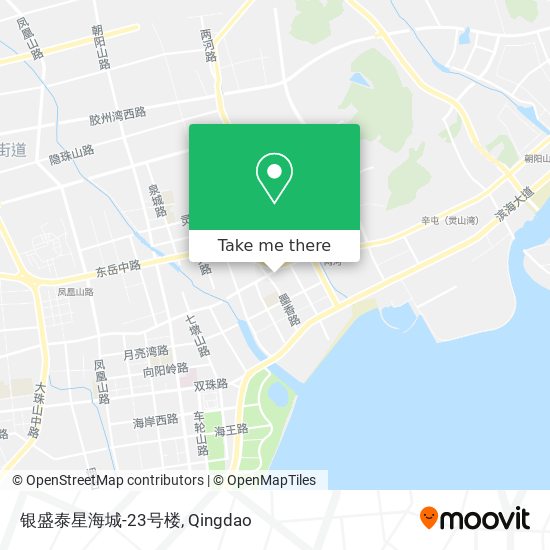 银盛泰星海城-23号楼 map