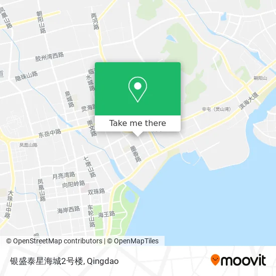 银盛泰星海城2号楼 map