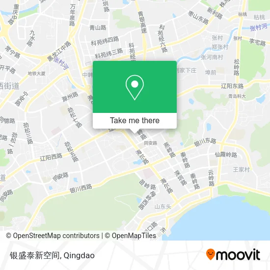 银盛泰新空间 map