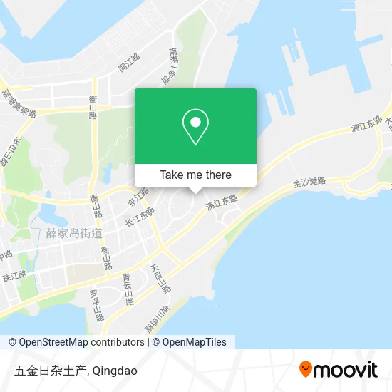 五金日杂土产 map