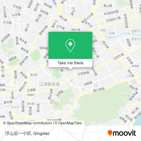浮山后一小区 map