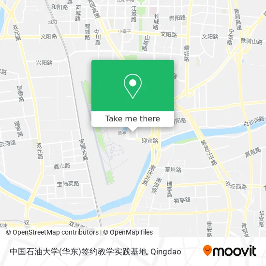 中国石油大学(华东)签约教学实践基地 map
