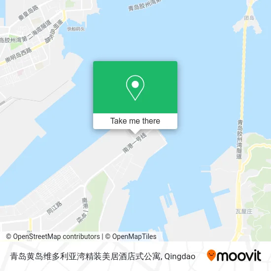 青岛黄岛维多利亚湾精装美居酒店式公寓 map