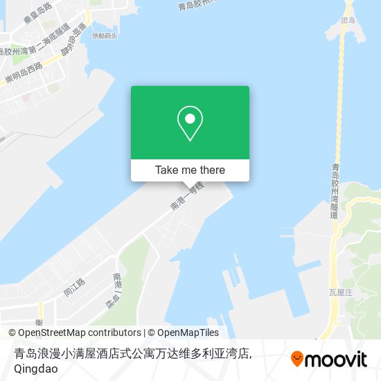 青岛浪漫小满屋酒店式公寓万达维多利亚湾店 map