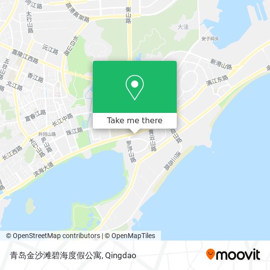 青岛金沙滩碧海度假公寓 map