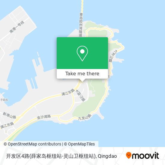 开发区4路(薛家岛枢纽站-灵山卫枢纽站) map