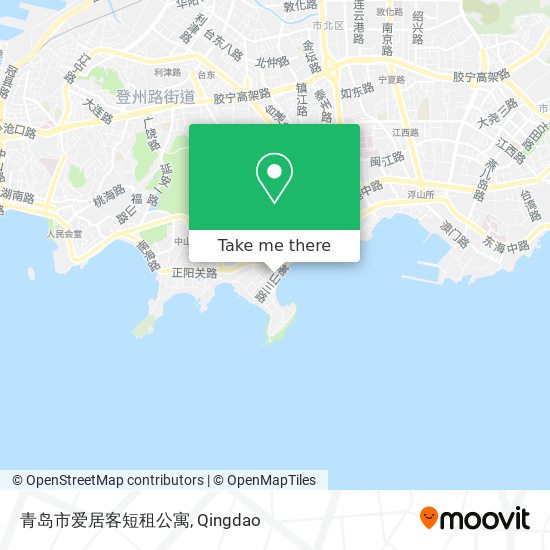 青岛市爱居客短租公寓 map