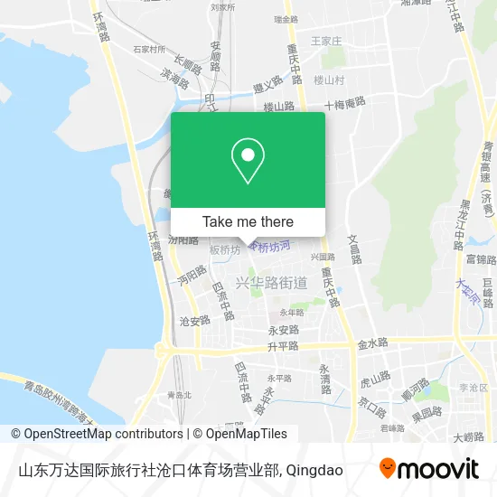 山东万达国际旅行社沧口体育场营业部 map
