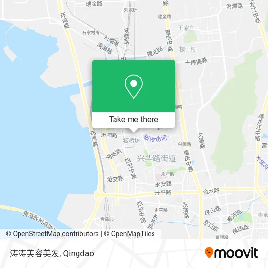 涛涛美容美发 map