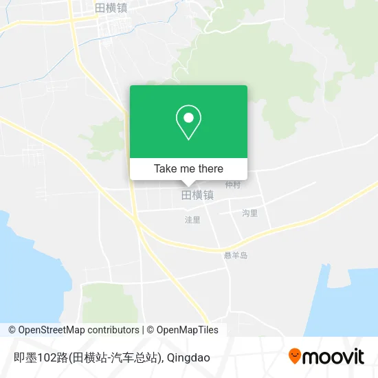 即墨102路(田横站-汽车总站) map