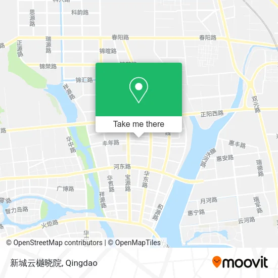 新城云樾晓院 map