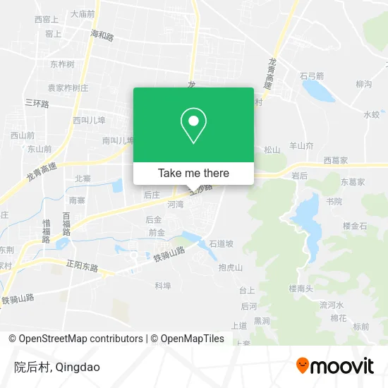 院后村 map