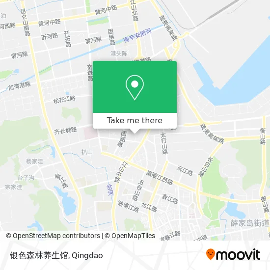 银色森林养生馆 map