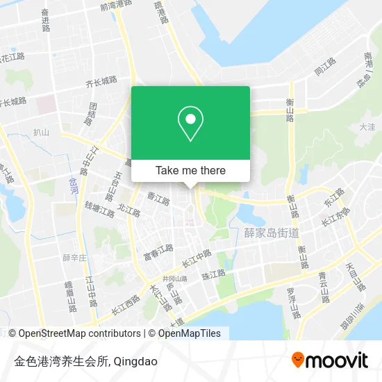 金色港湾养生会所 map