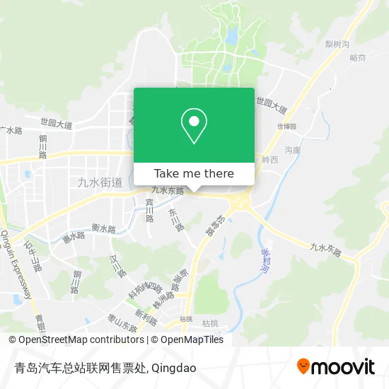 青岛汽车总站联网售票处 map