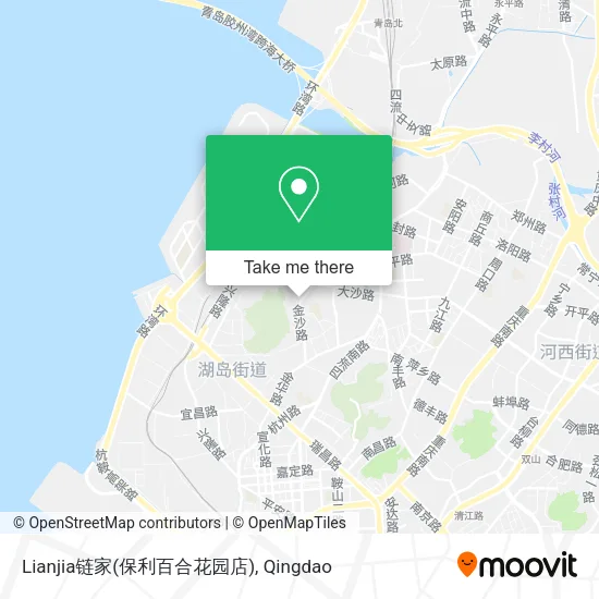 Lianjia链家(保利百合花园店) map