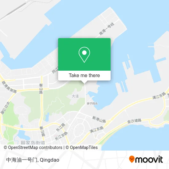 中海油一号门 map