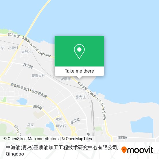 中海油(青岛)重质油加工工程技术研究中心有限公司 map