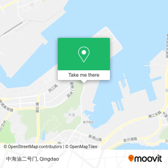 中海油二号门 map