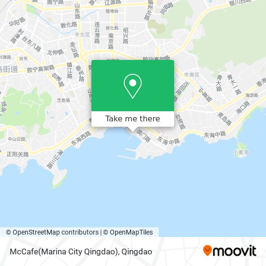 McCafe(Marina City Qingdao) map