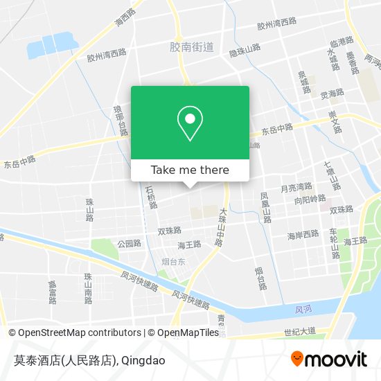 莫泰酒店(人民路店) map