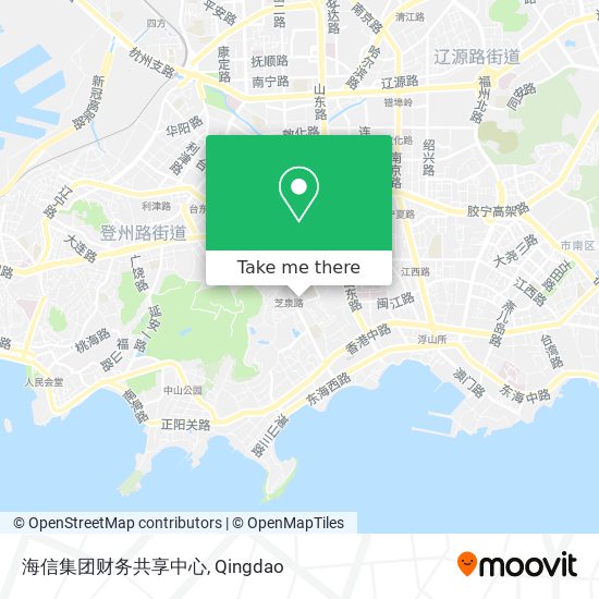 海信集团财务共享中心 map