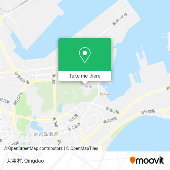 大洼村 map