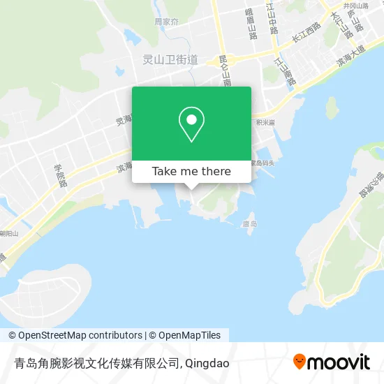 青岛角腕影视文化传媒有限公司 map