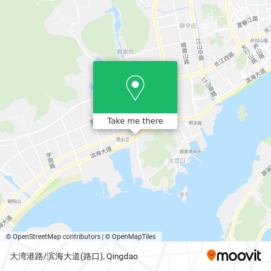 大湾港路/滨海大道(路口) map
