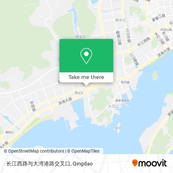 长江西路与大湾港路交叉口 map