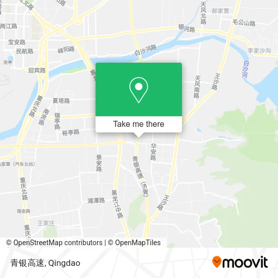 青银高速 map