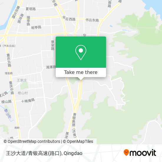 王沙大道/青银高速(路口) map