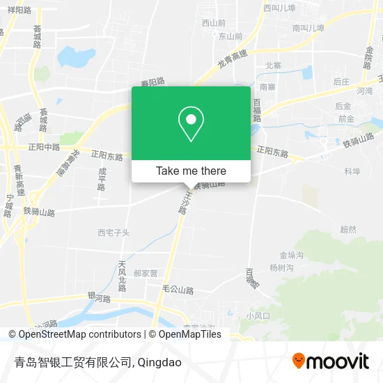 青岛智银工贸有限公司 map