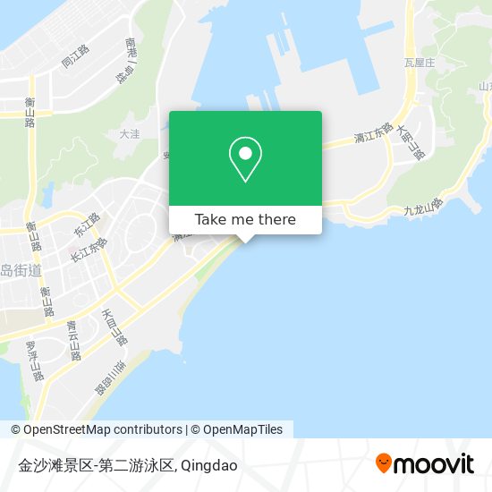 金沙滩景区-第二游泳区 map