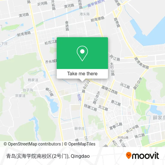 青岛滨海学院南校区(2号门) map