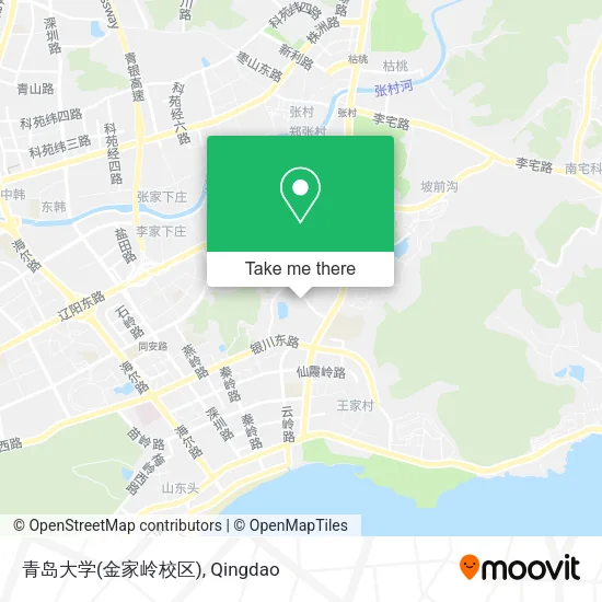 青岛大学(金家岭校区) map