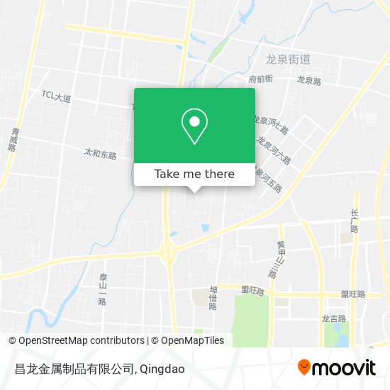 昌龙金属制品有限公司 map