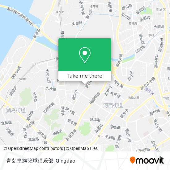 青岛皇族篮球俱乐部 map