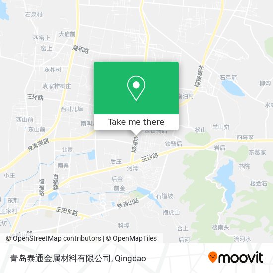 青岛泰通金属材料有限公司 map