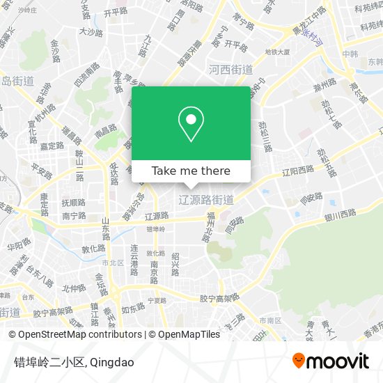 错埠岭二小区 map