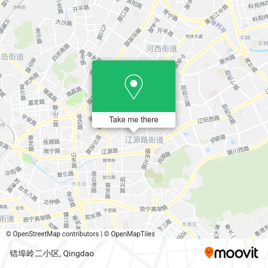 错埠岭二小区 map