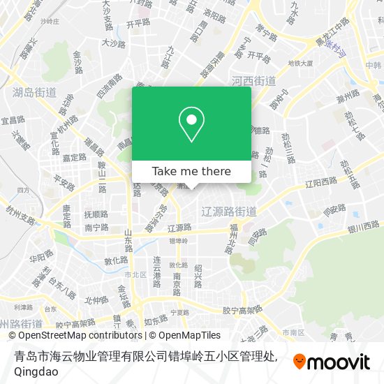 青岛市海云物业管理有限公司错埠岭五小区管理处 map