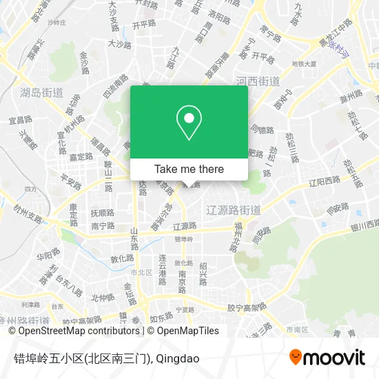 错埠岭五小区(北区南三门) map