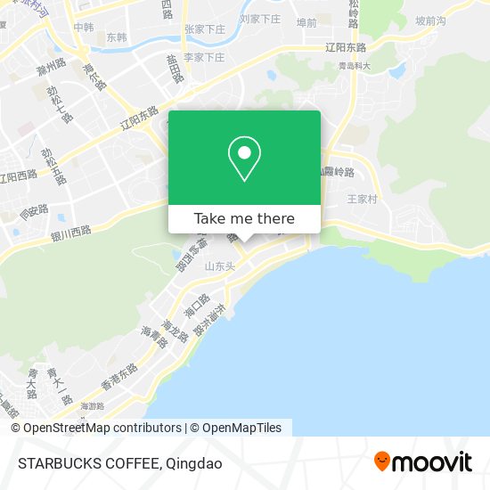 STARBUCKS COFFEE map